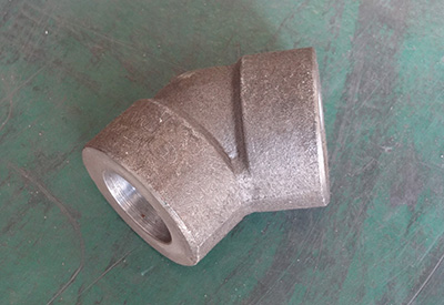 Codo de soldadura por encastre de 45°