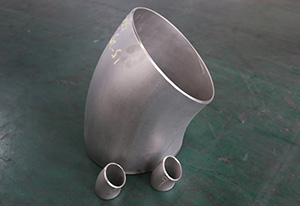 Codo de acero inoxidable de 45°